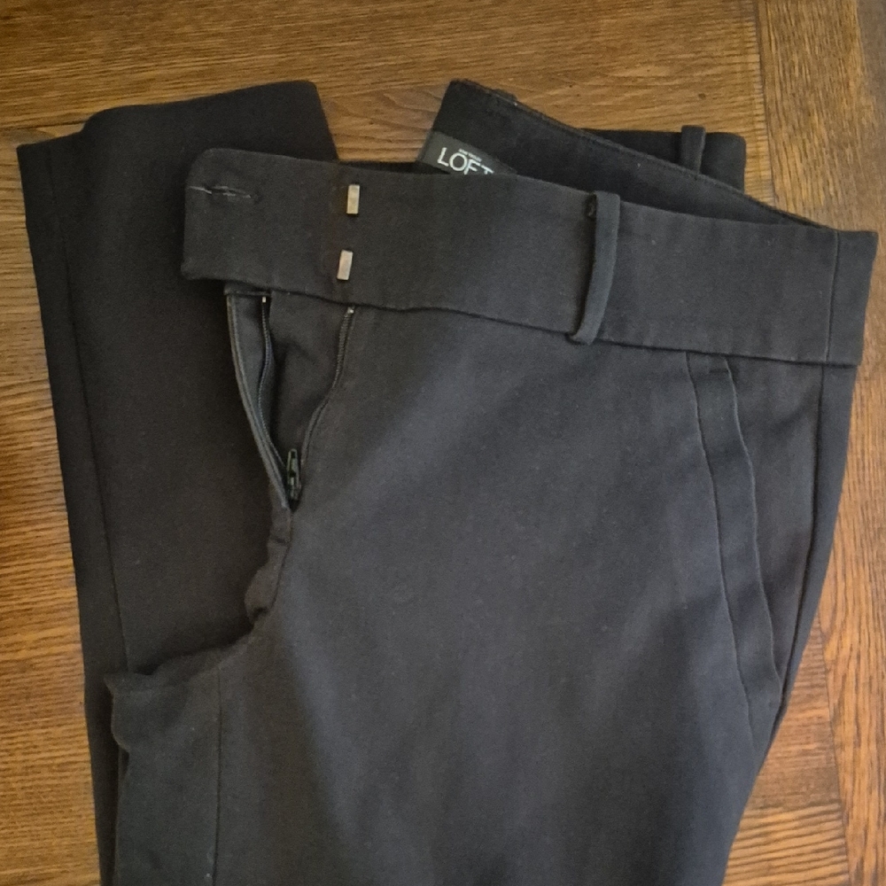 LOFT Women's Black Ankle Pants